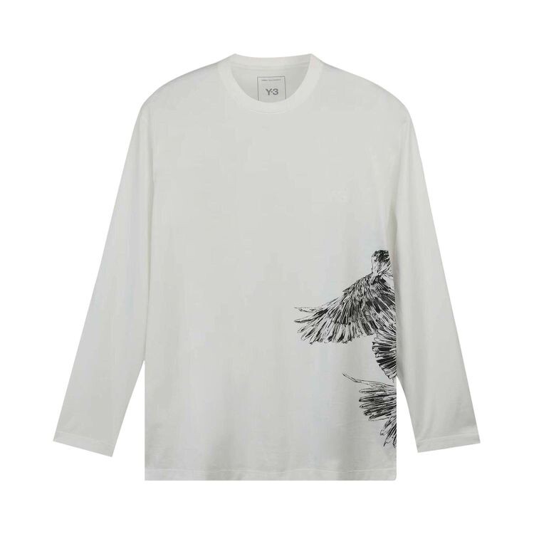 

Футболка Y-3 Graphic Long-Sleeve Tee White, белый