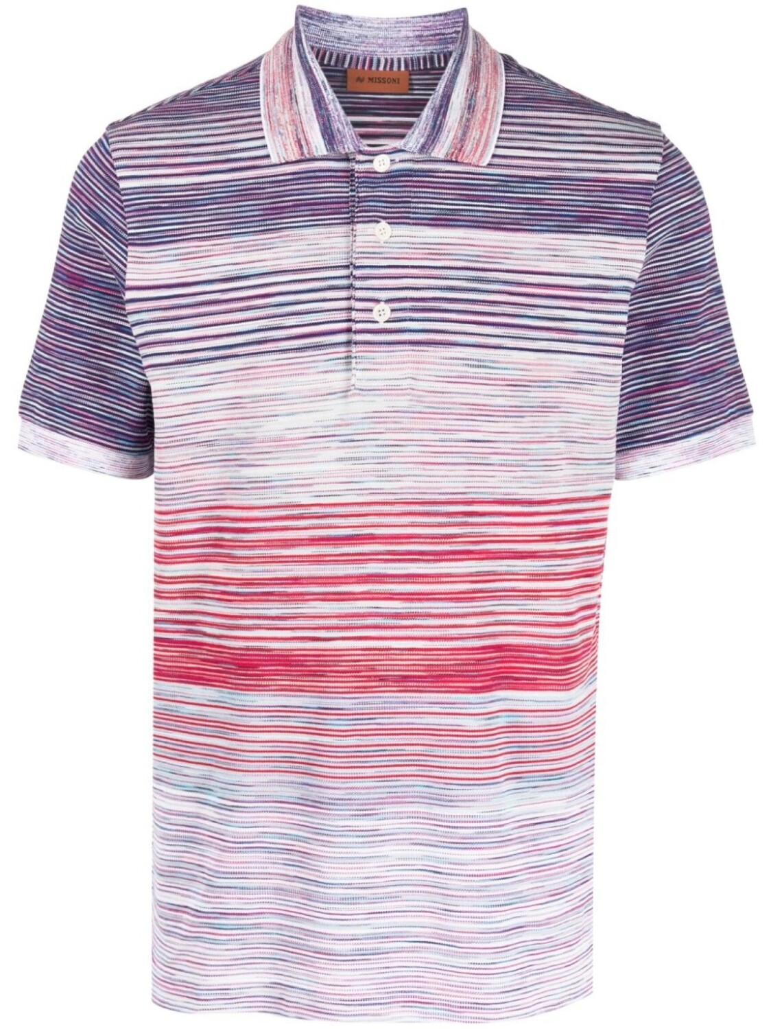 

Рубашка поло с эффектом градиента Missoni, фиолетовый
