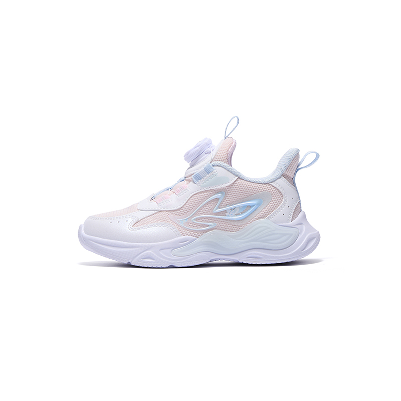 

361°KIDS Амортизирующие устойчивые к истиранию нескользящие детские повседневные туфли Light Water Pink/White Kids'