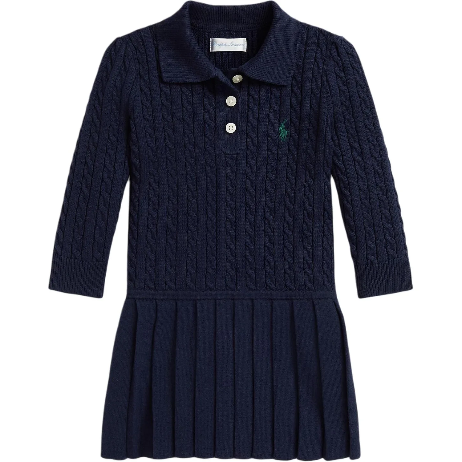 Платье FW25 детское Polo Ralph Lauren, Cruise Marine Blue