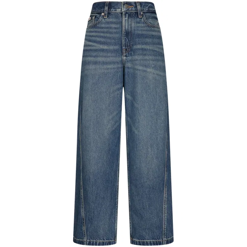 Джинсы женские SCK Denim Blue Moderate Wide Leg Calvin Klein, SCK-Denim Blue
