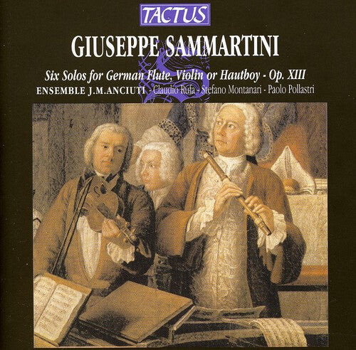 

CD диск Sammartini / Ensemble Jm Anciuti: 6 Solos for Lute Violin or Oboe
