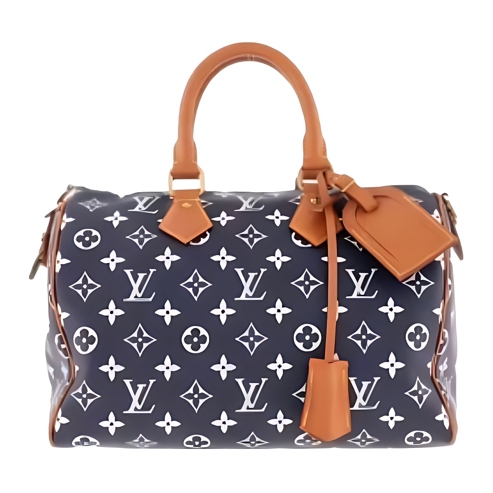 Сумка Louis Vuitton Speedy P9 30, синий — фото 2