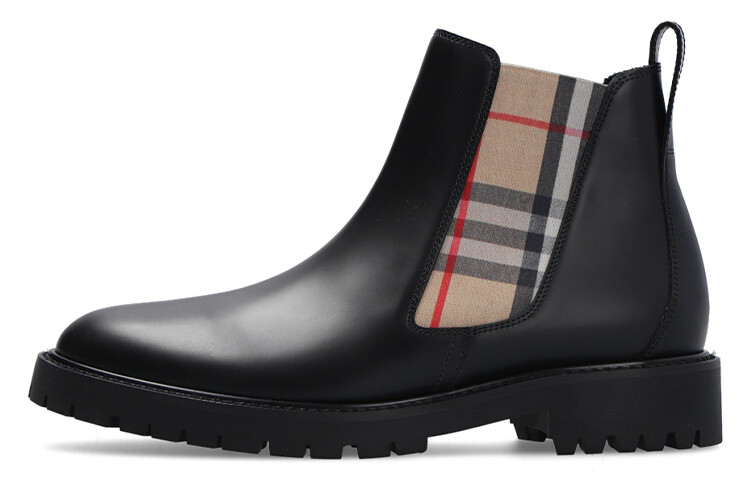 

Ботинки-челси Burberry в винтажную клетку, черный / бежевый