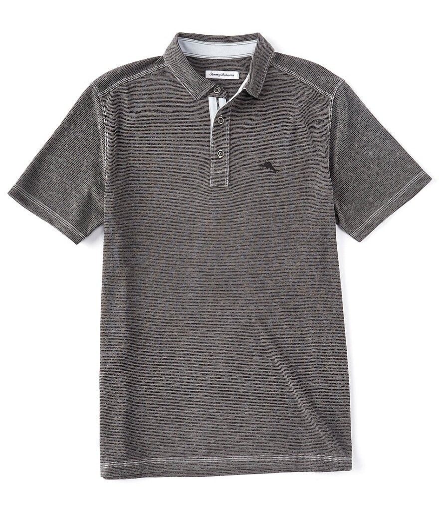 

Tommy Bahama Big & Tall Paradise Cove Рубашка поло с короткими рукавами, серый