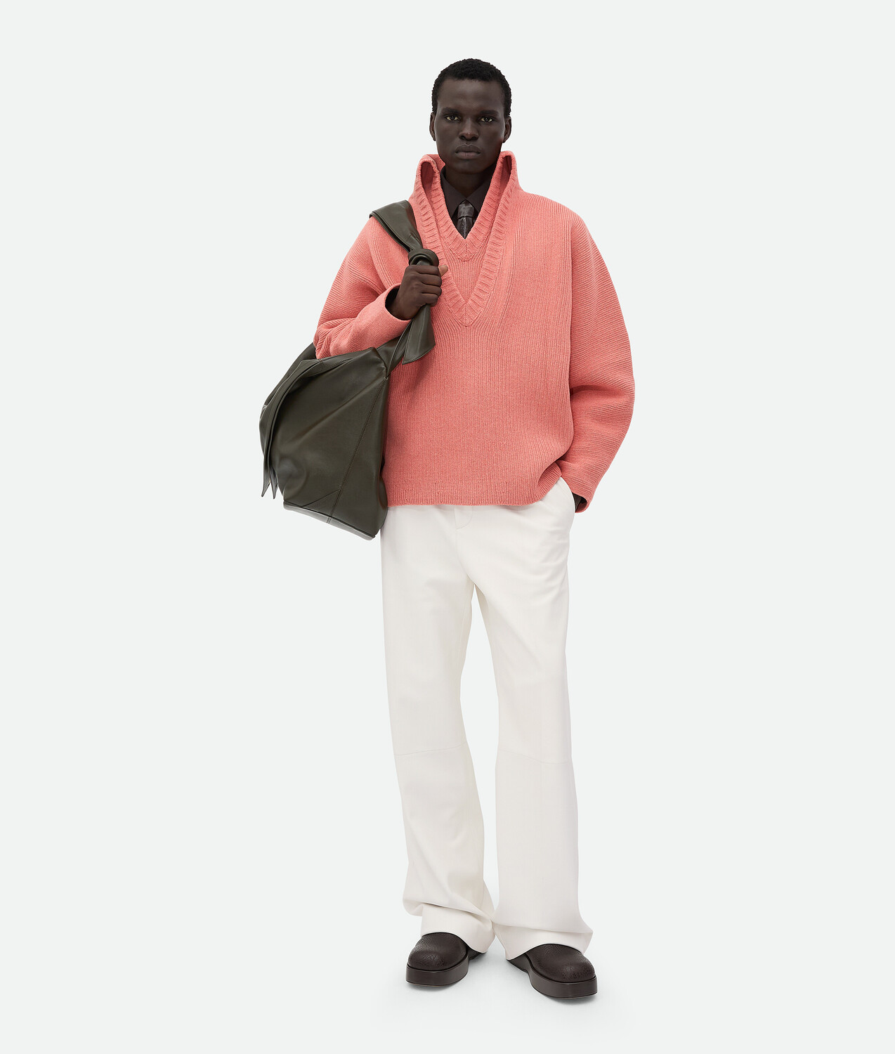 

Компактный шерстяной джемпер Bottega Veneta