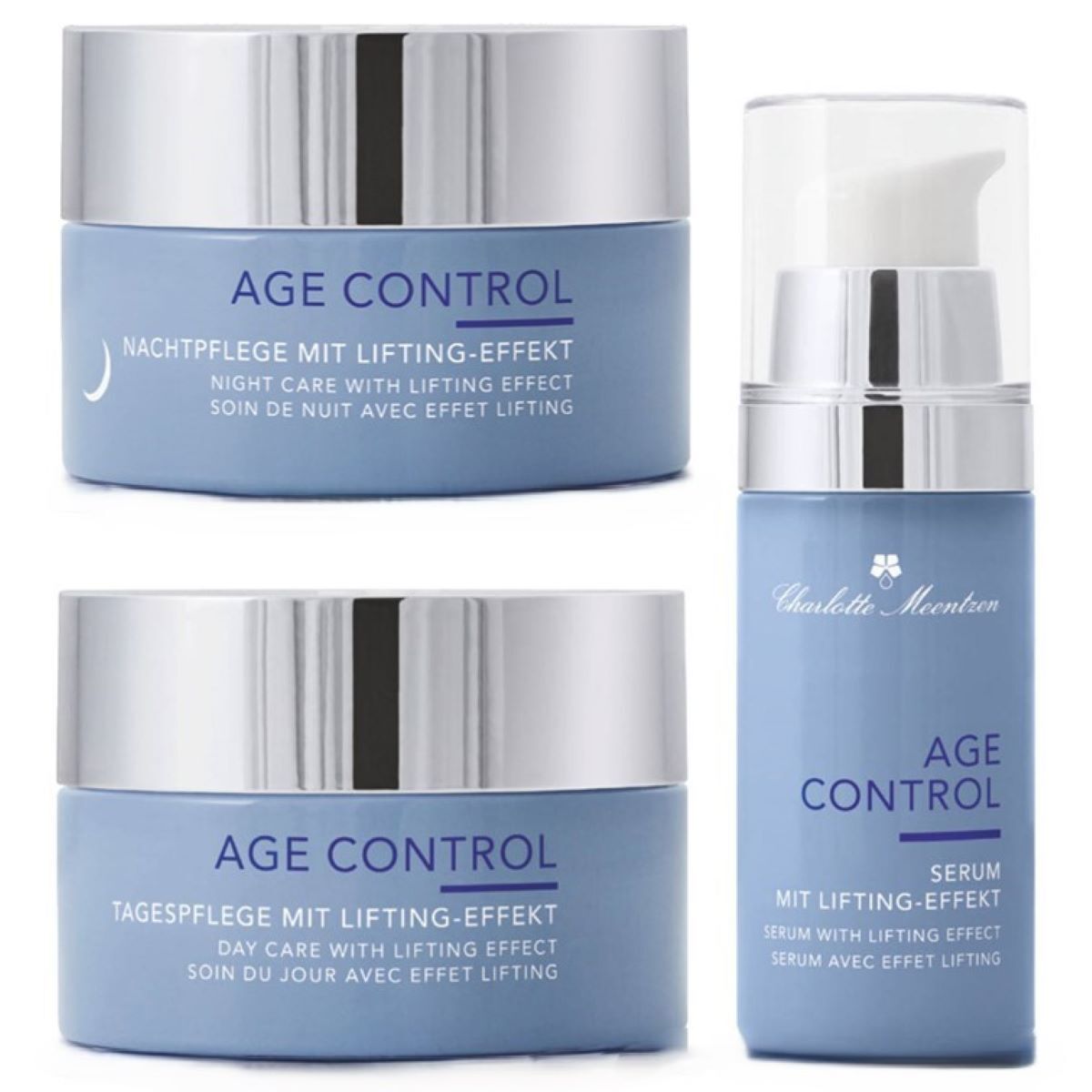 

Крем для лица age control tages-u. nachtpflege + serum 3er set Charlotte Meentzen, количество 1 шт.
