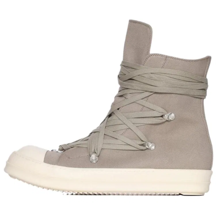 Кеды высокие Rick Owens DRKSHDW серые