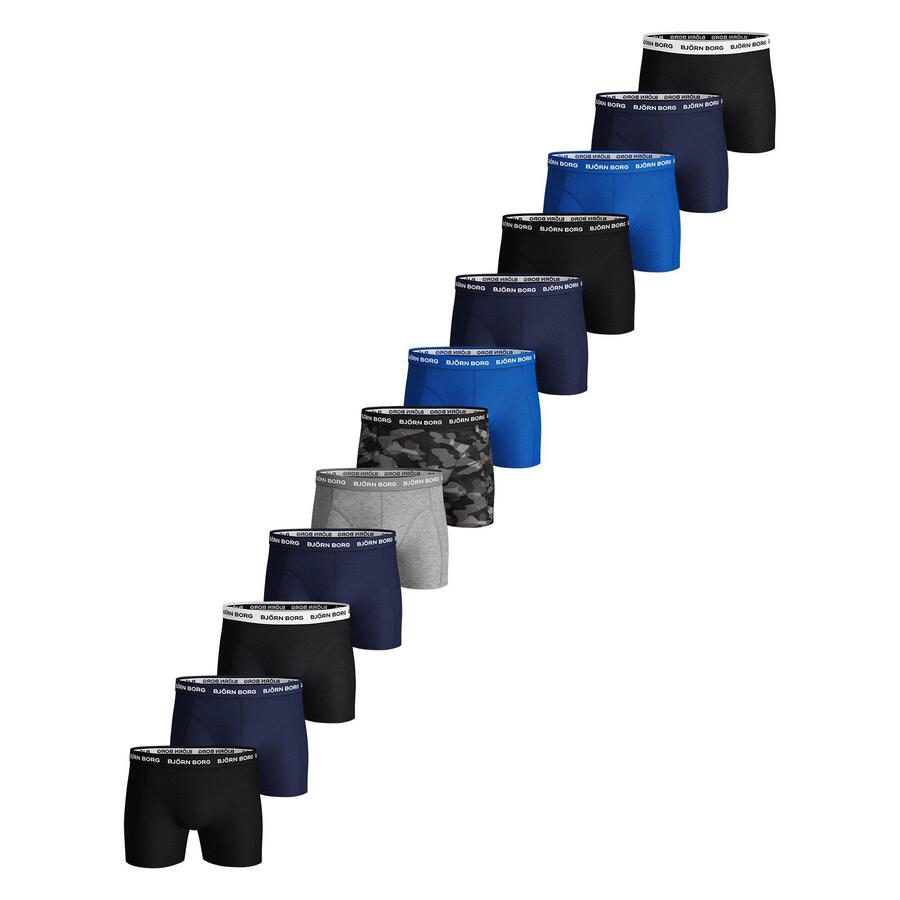 

BJORN BORG Мужские боксеры, упаковка из 12 шт., эластичные