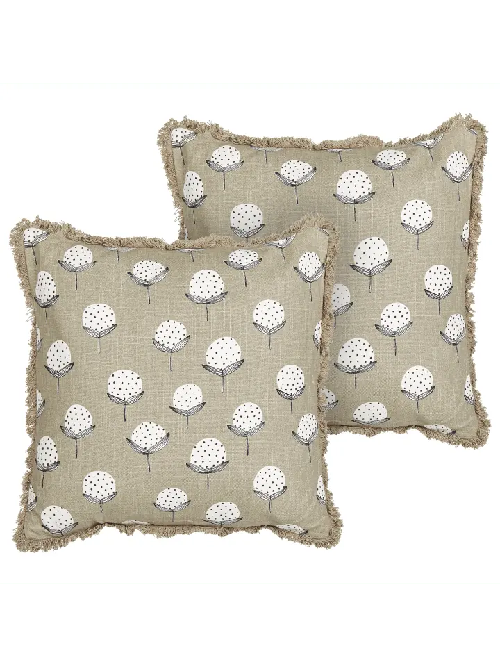 

Декоративная подушка Beliani 2er Set Deko PSILOTALES, цвет beige/weiß