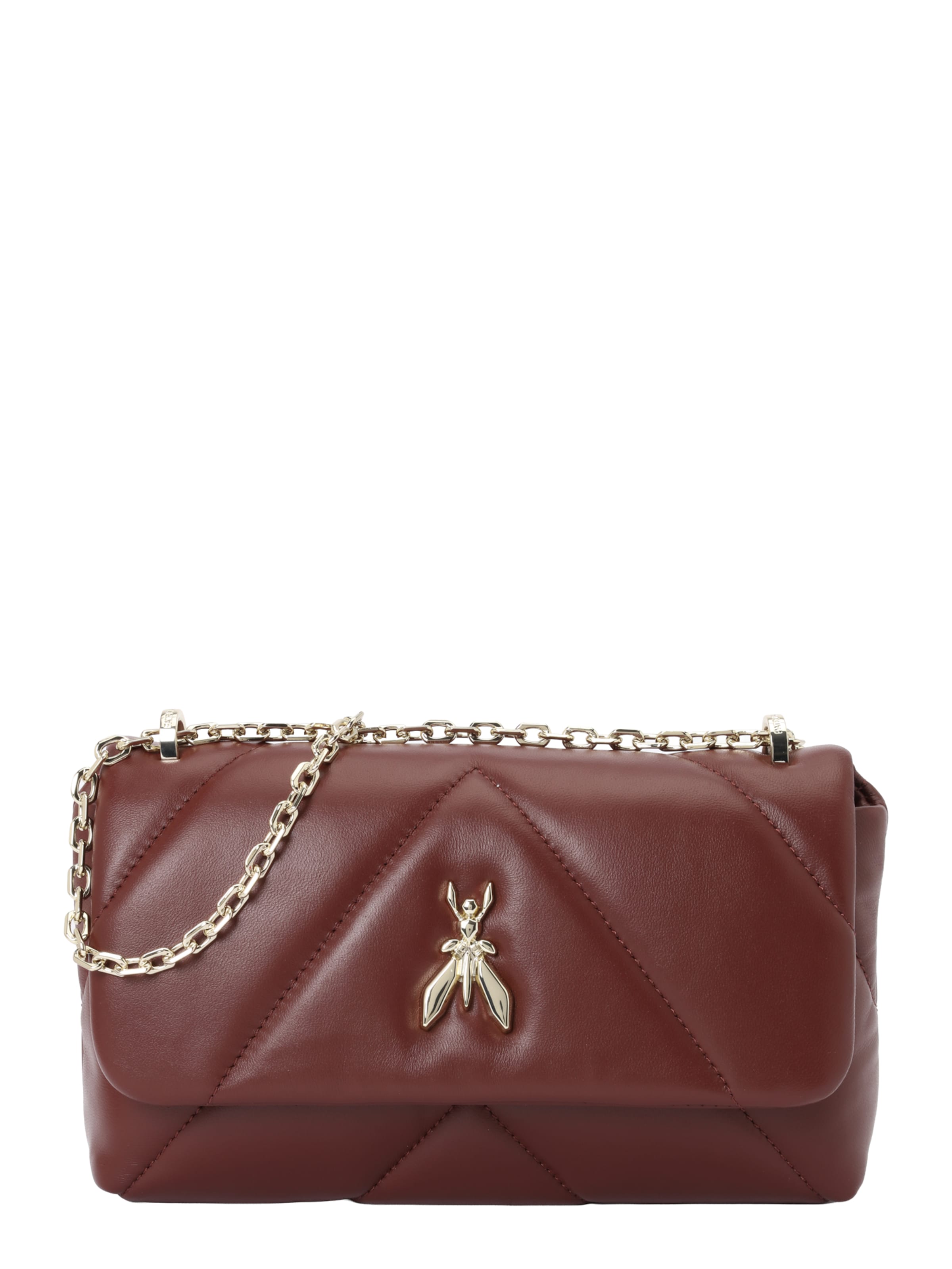 

PATRIZIA PEPE Сумка кросс-боди в каштаново-коричневом цвете