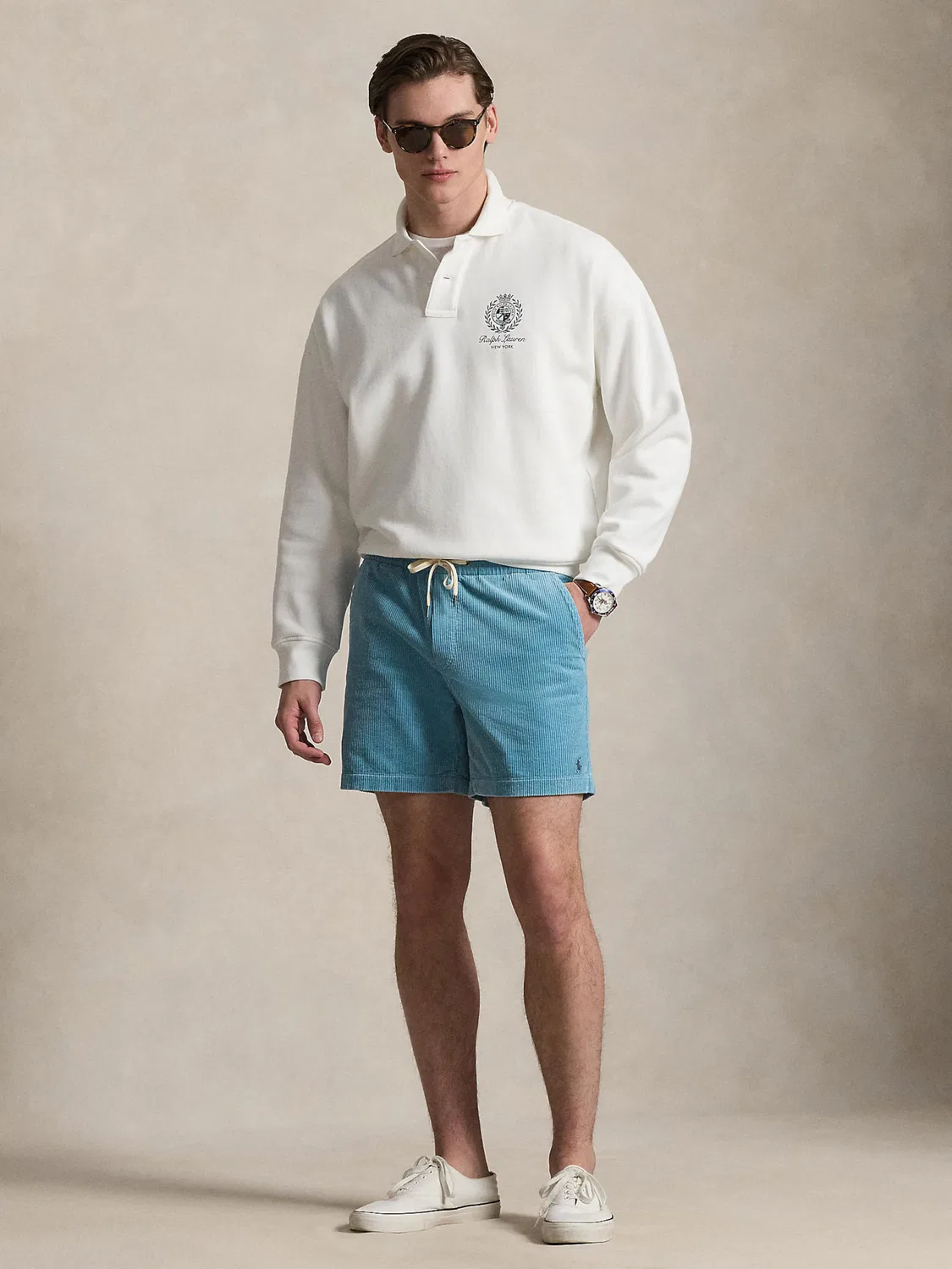 Обычные брюки Polo Ralph Lauren, Light Blue — фото 4