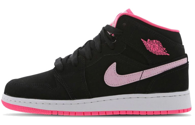 

Кроссовки Jordan 1 Mid GS Black Digital Pink