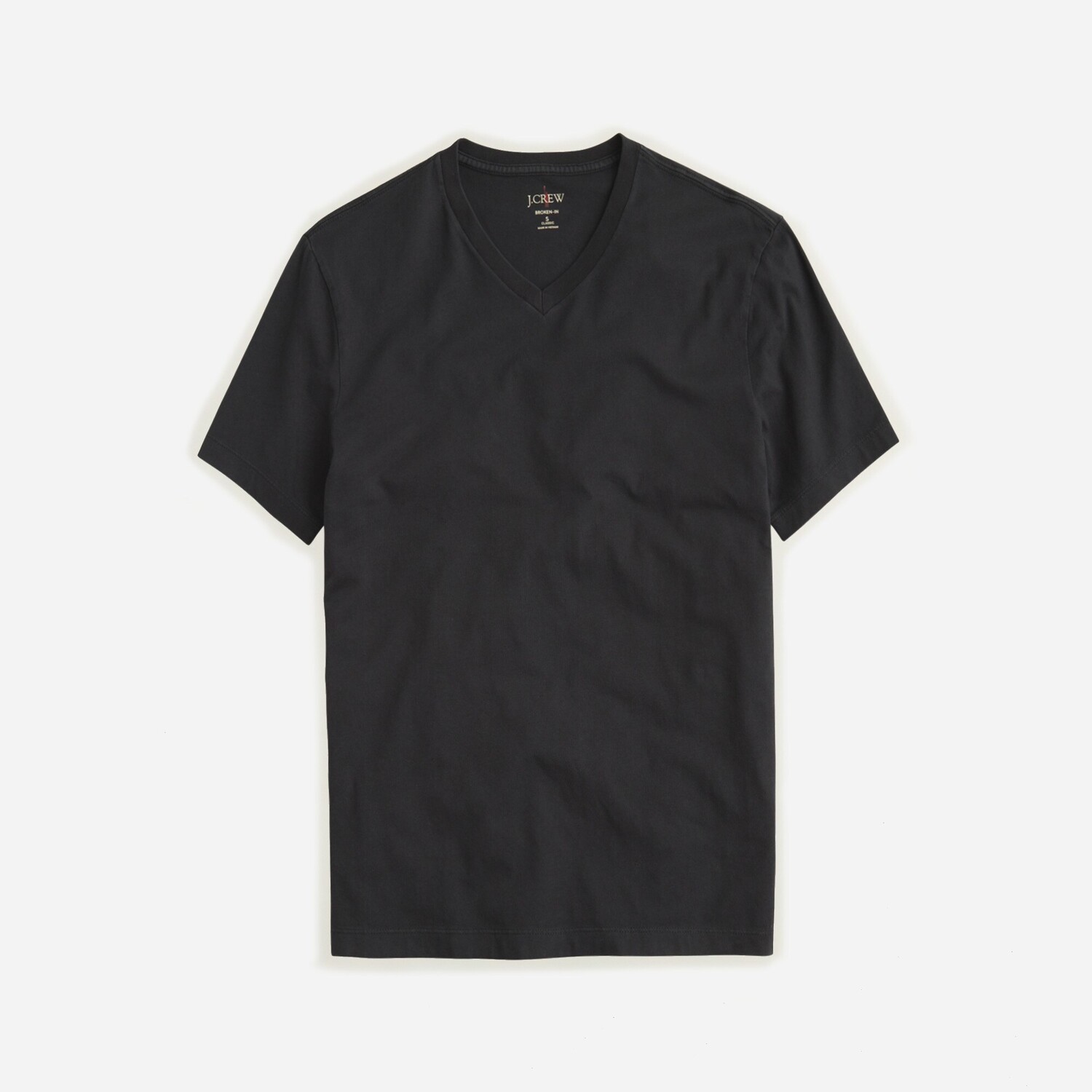 

Футболка Broken-In с v-образным вырезом J.Crew, черный