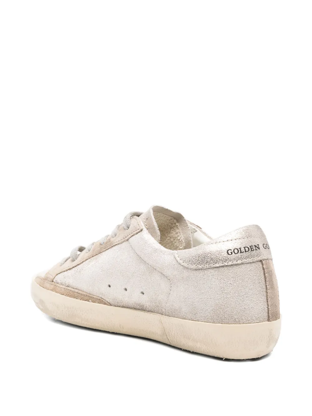 Замшевые кроссовки GOLDEN GOOSE, серебяный — фото 3