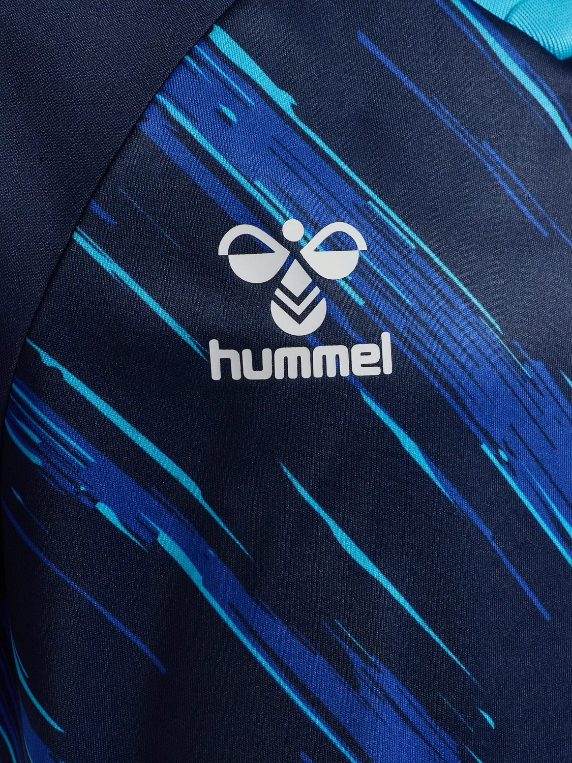Футболка с рагланом Bee Cool, Hummel, marine/aquarius — фото 3