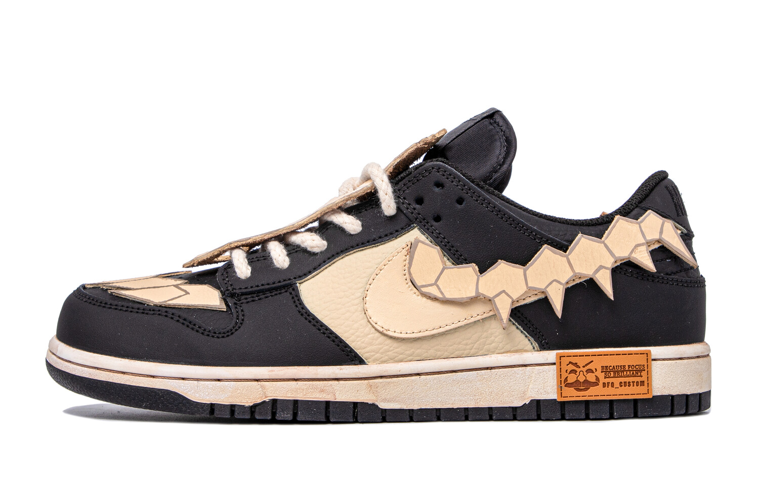 

Кроссовки Nike Dunk Skateboarding Shoes Women's Low-top Black/Brown/, темно-серый