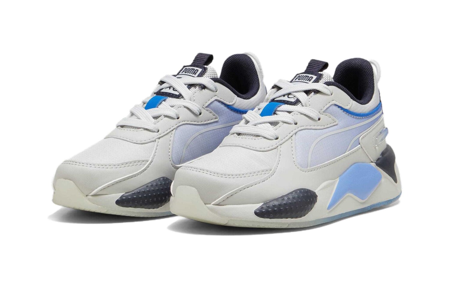 Кроссовки Puma RS-X Kids Lifestyle Shoes PS, серый/синий — фото 3