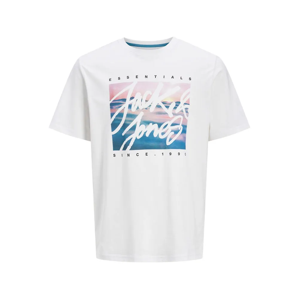 

Футболка с коротким рукавом Jack & Jones Colton Photoprint, белый
