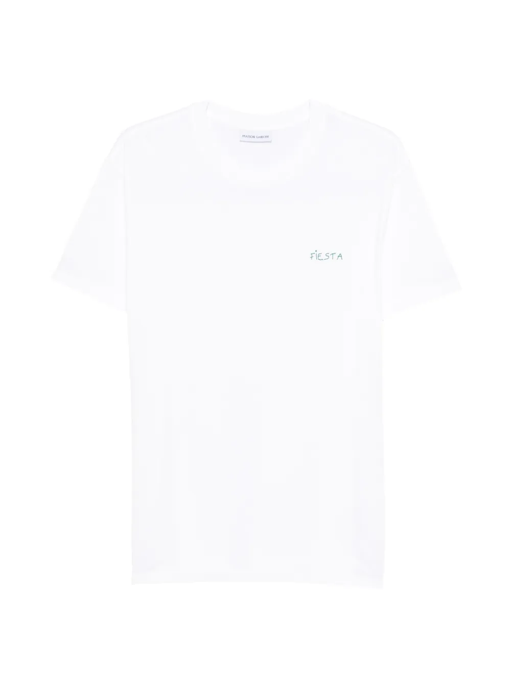 

Футболка Popincourt с вышивкой Maison Labiche, белый