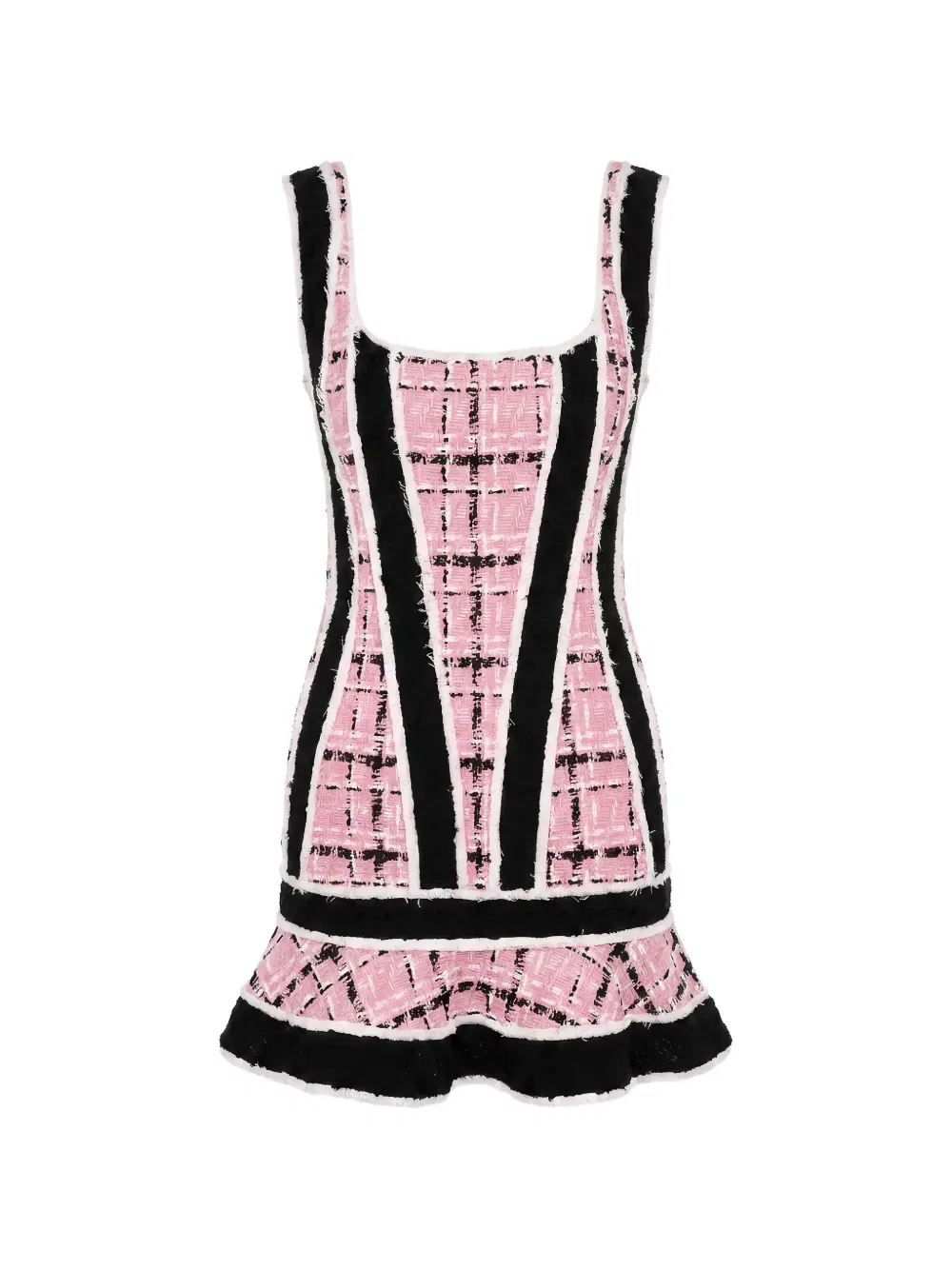 Мини-Платье с оборками по низу Dsquared2, розовый