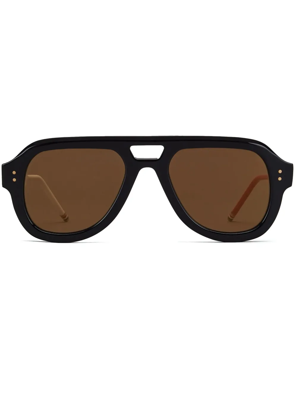 

Солнцезащитные очки-пилоты Thom Browne Eyewear, синий
