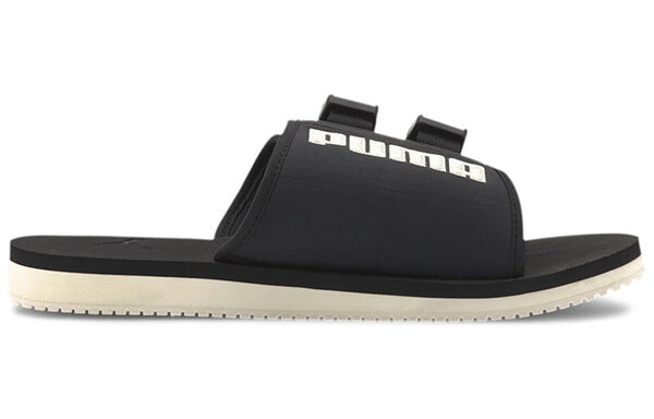Тапочки wilo lux sandal nylon 'black whisper white' Puma, черный — фото 2
