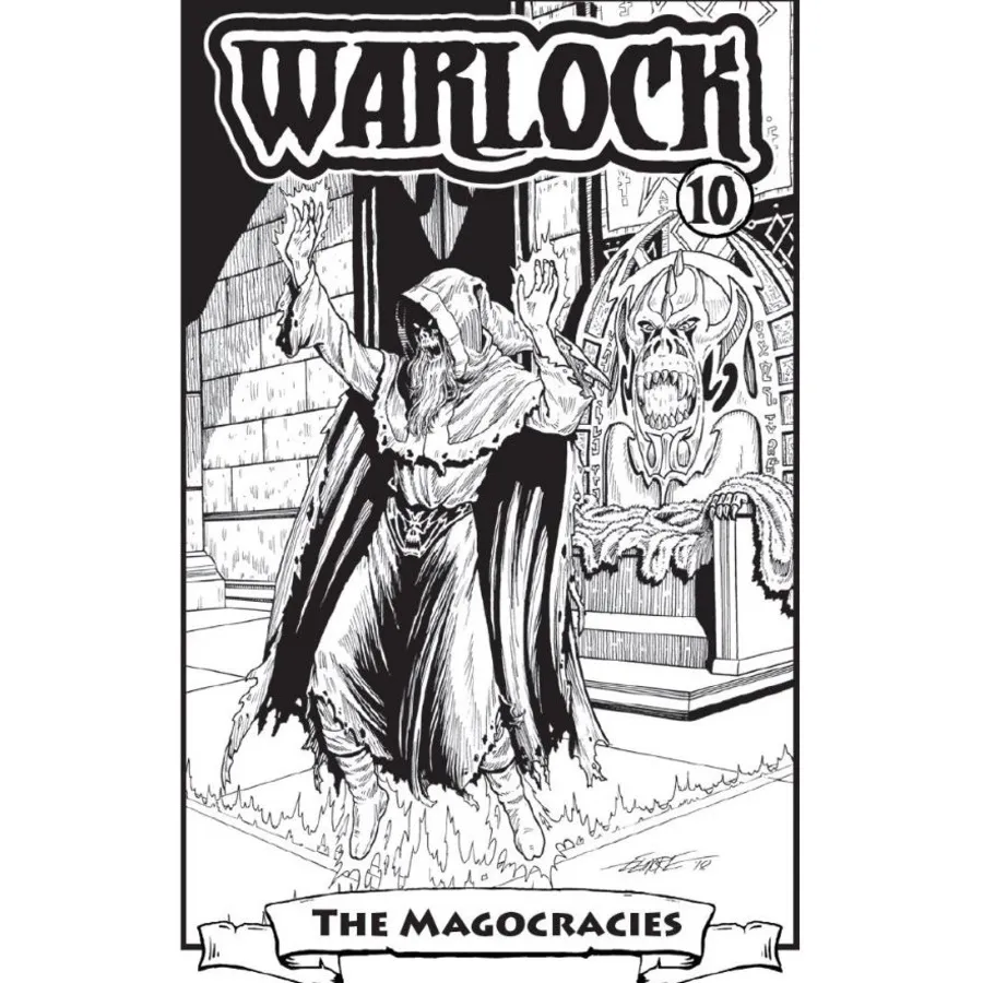 

Warlock #10 - The Magocracies, 5th Edition Dungeons & Dragons (Kobold Press), мягкая обложка