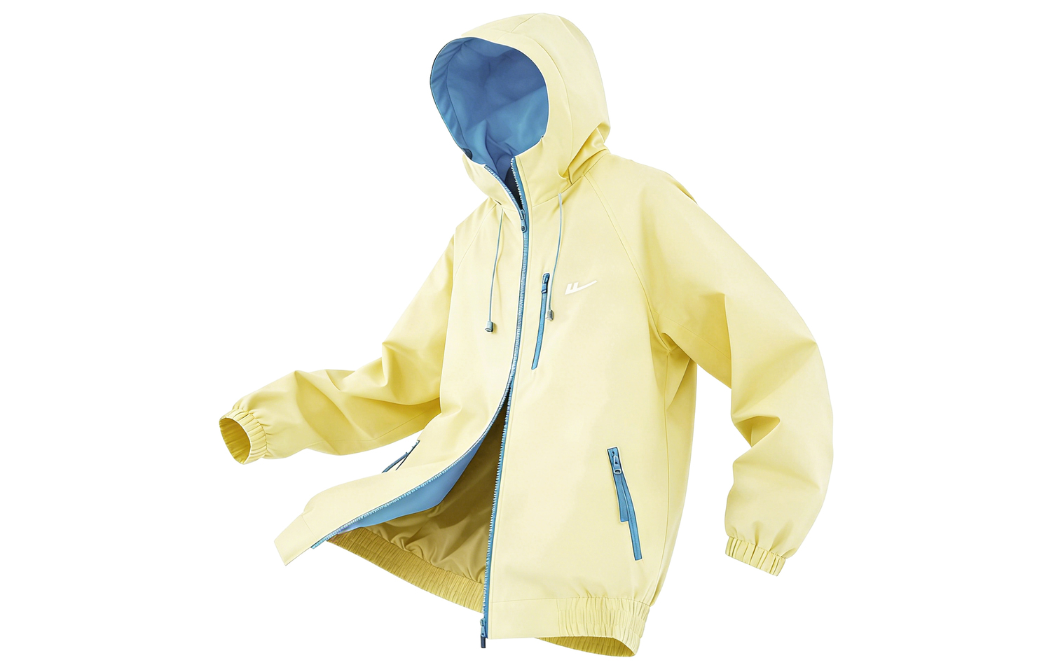 

Куртка Unisex Hooded Moderate Workwear WARRIOR, светло-желтый[free diy badge]