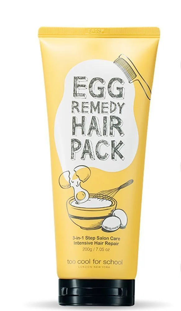 Набор для ухода за волосами Too Cool For School Egg Remedy Hair Pack, 7,05 унций.