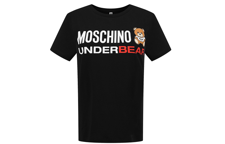 

Футболка мужская черная MOSCHINO