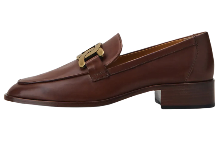Кожаные мокасины с цепочкой Tod'S