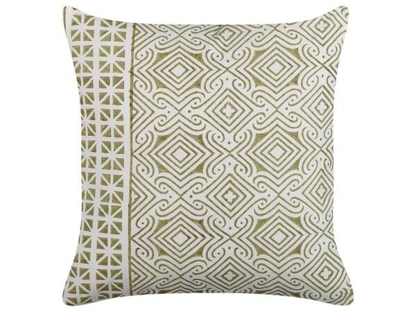 

Декоративная подушка Beliani LARICS, 45x45x45 см цвет grün/hellgrün/weiß