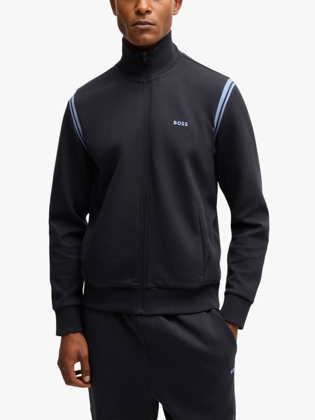 

Толстовка из смеси хлопка HUGO BOSS, темно-синий