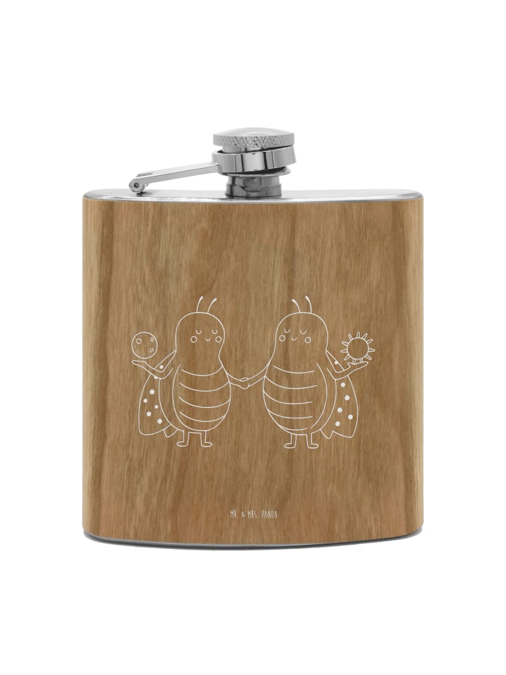 

Mr. & Mrs. Panda Фляжка Flachmann Robbe Sherlock ohne Spruch in Braun