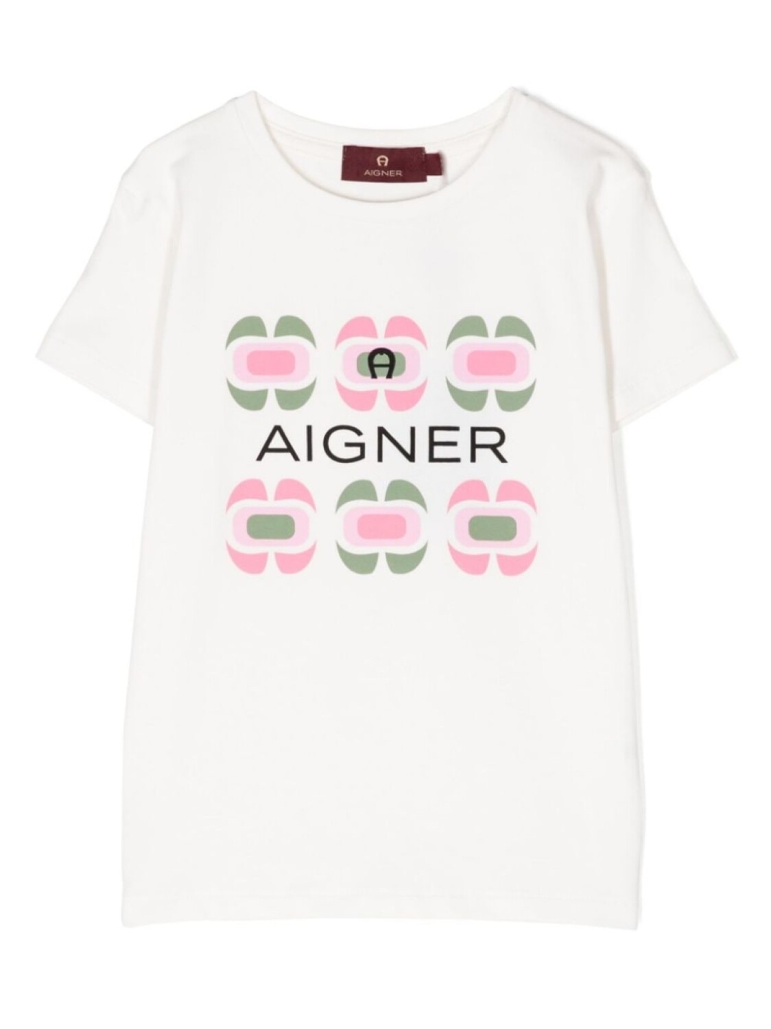 

Aigner Kids футболка с логотипом, белый