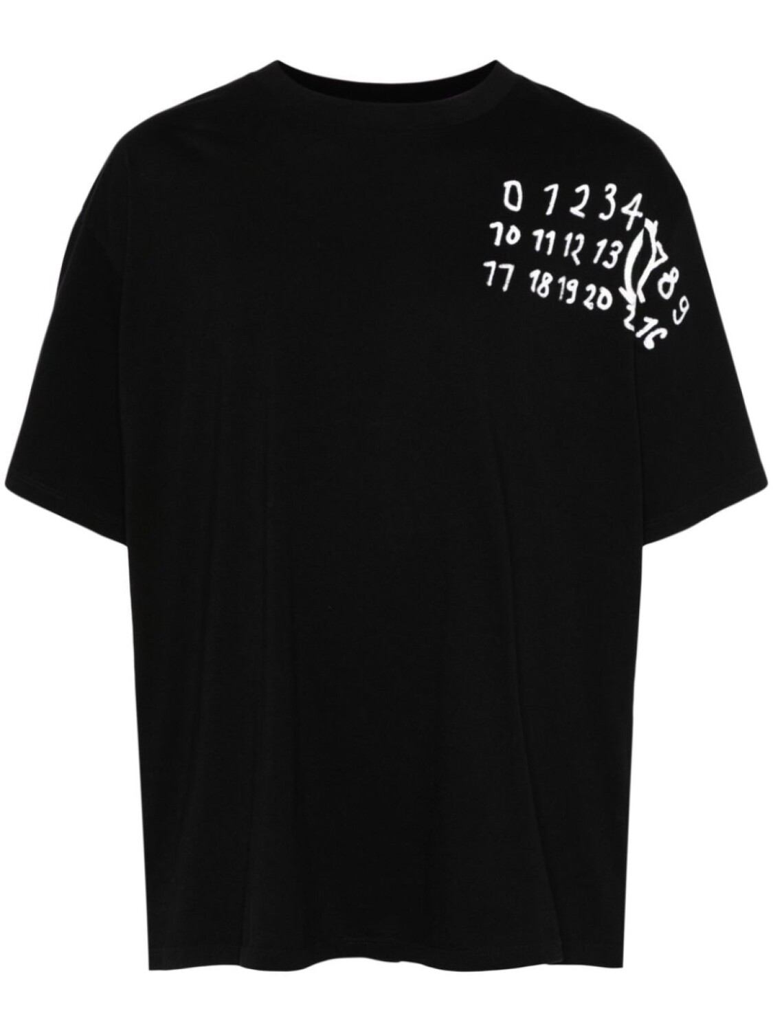 

MM6 Maison Margiela футболка с принтом, черный