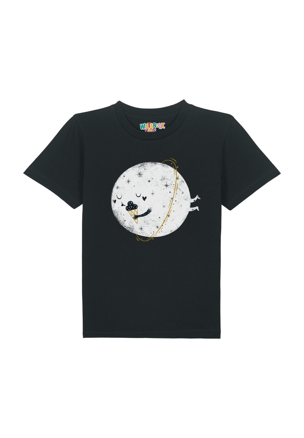 

Футболка с принтом PLANET MIT EIS Watapparel, цвет black