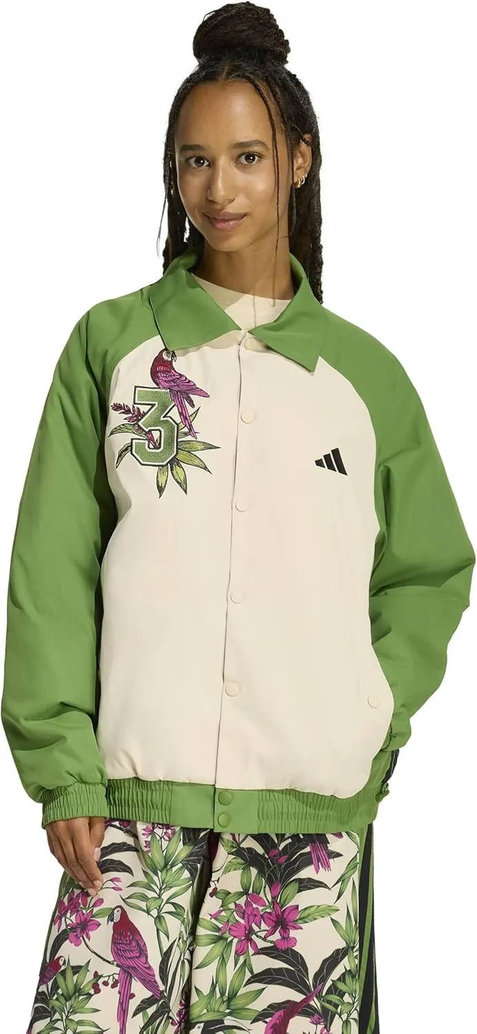 Женская куртка Adidas Farm Rio Premium, зеленый