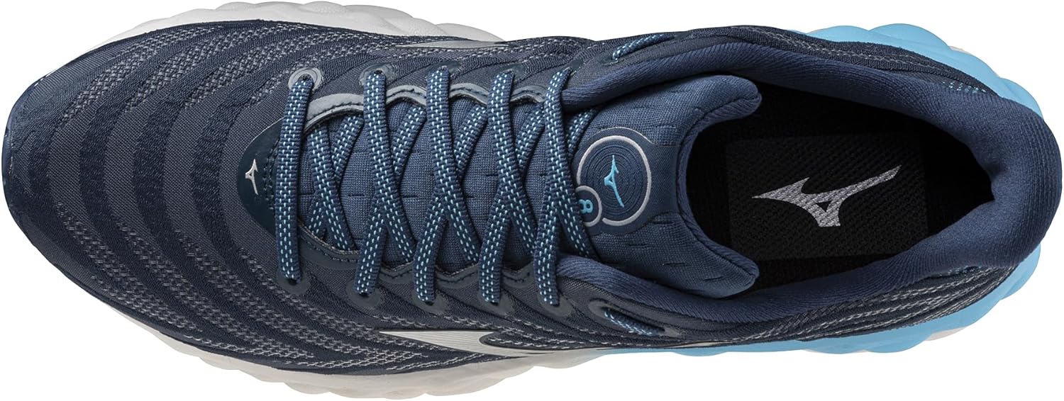 Мужские кроссовки Mizuno Wave Sky 8, Bl Wng Teal Sil — фото 4