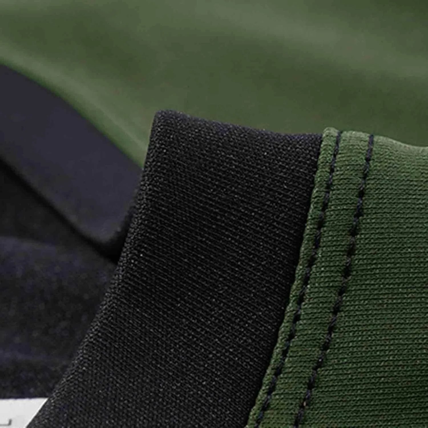 Мужская бейсболка с длинным рукавом реглан, легкая хлопковая, slim fit, цветной блок — фото 4