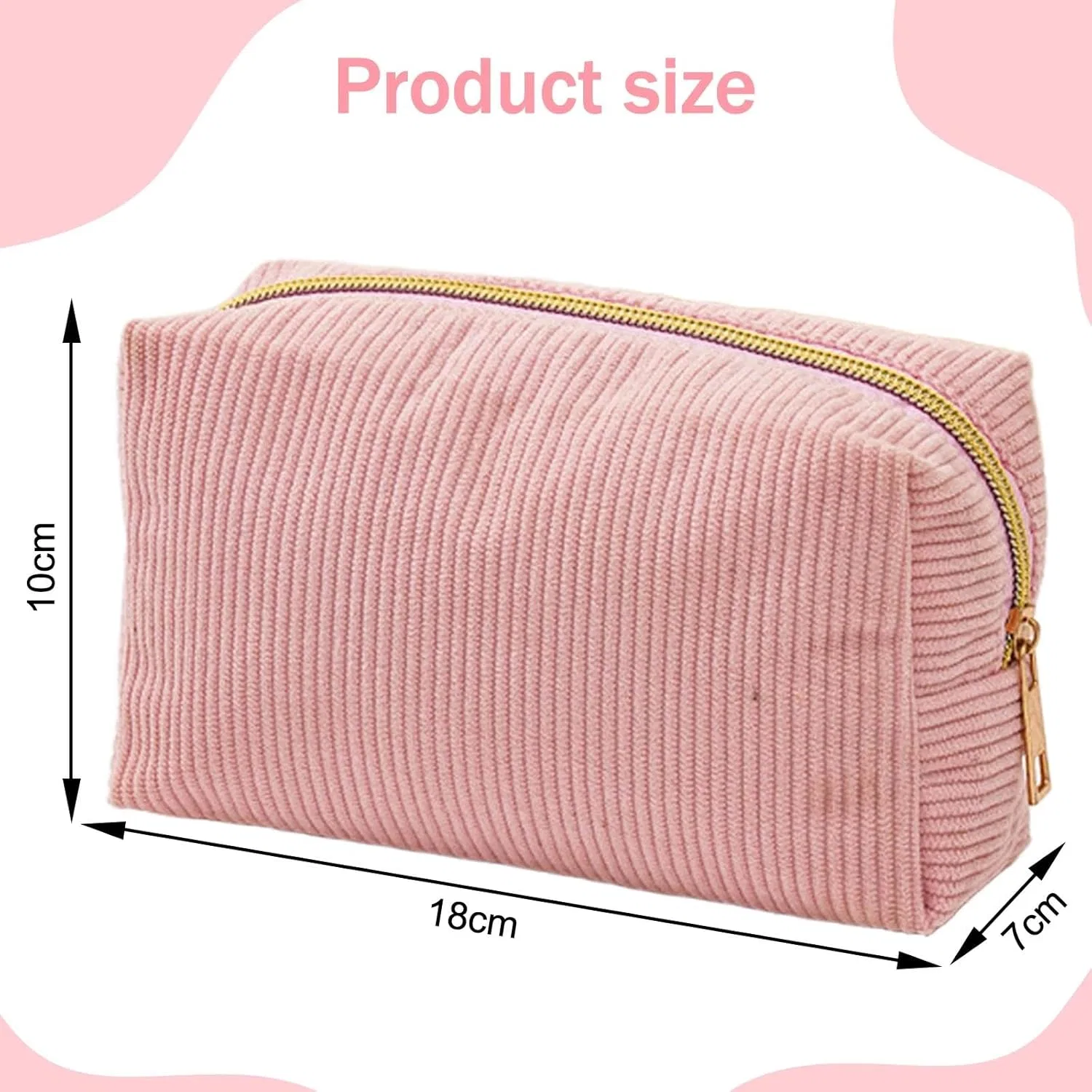 Набор из 2 маленьких косметичек Cord Make Up Bag Mlpkoi — фото 2