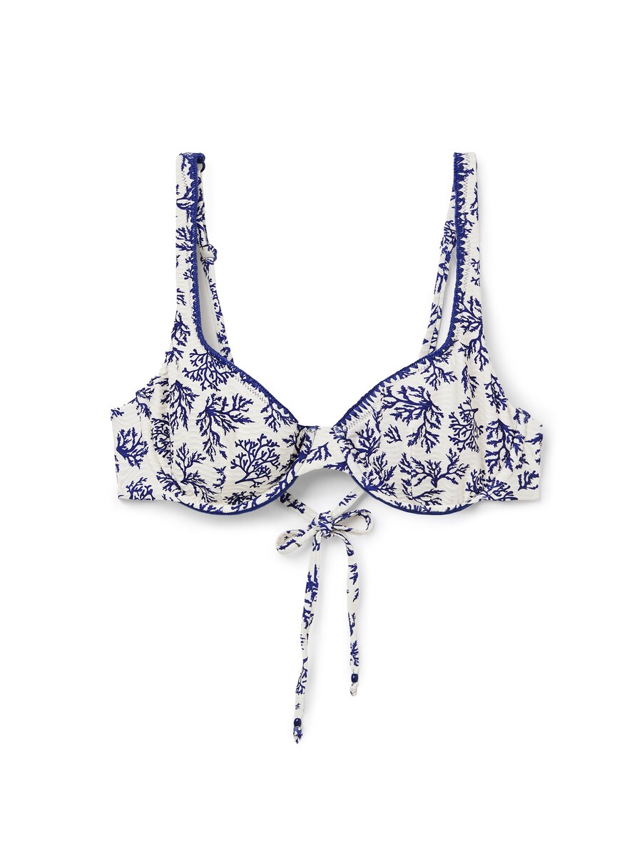 

Верх бикини-балконет CALZEDONIA, синий