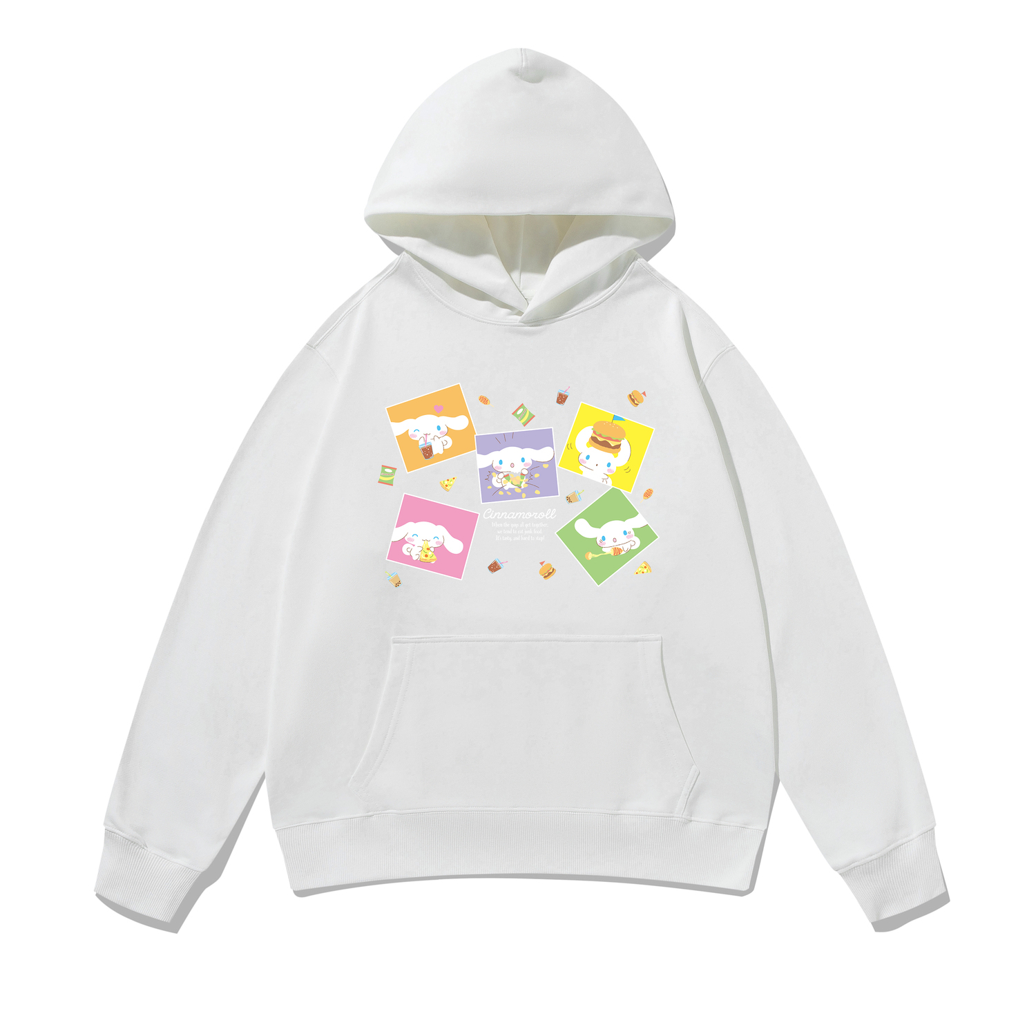 

Свитшот Cinnamoroll Yugui Dog Unisex Sanrio, белый