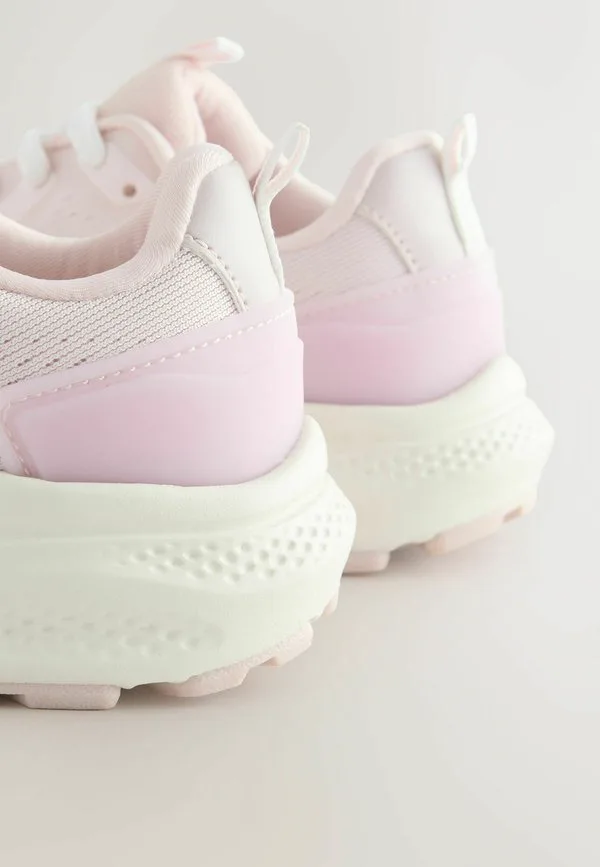 Кроссовки на шнуровке стандартного кроя Next, Pink — фото 4