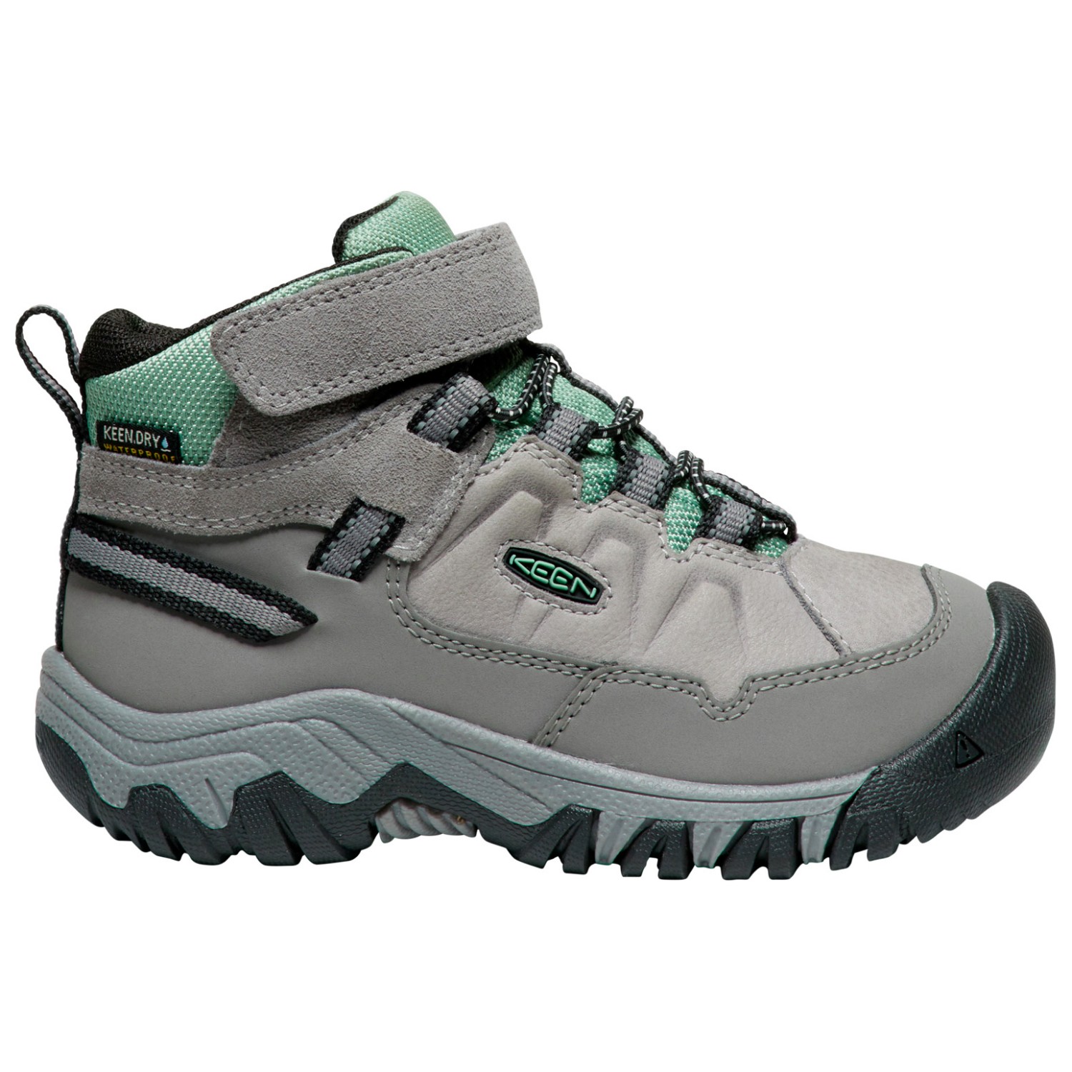 

Походная обувь Keen Targhee IV Mid WP, цвет Alloy/Granite Green