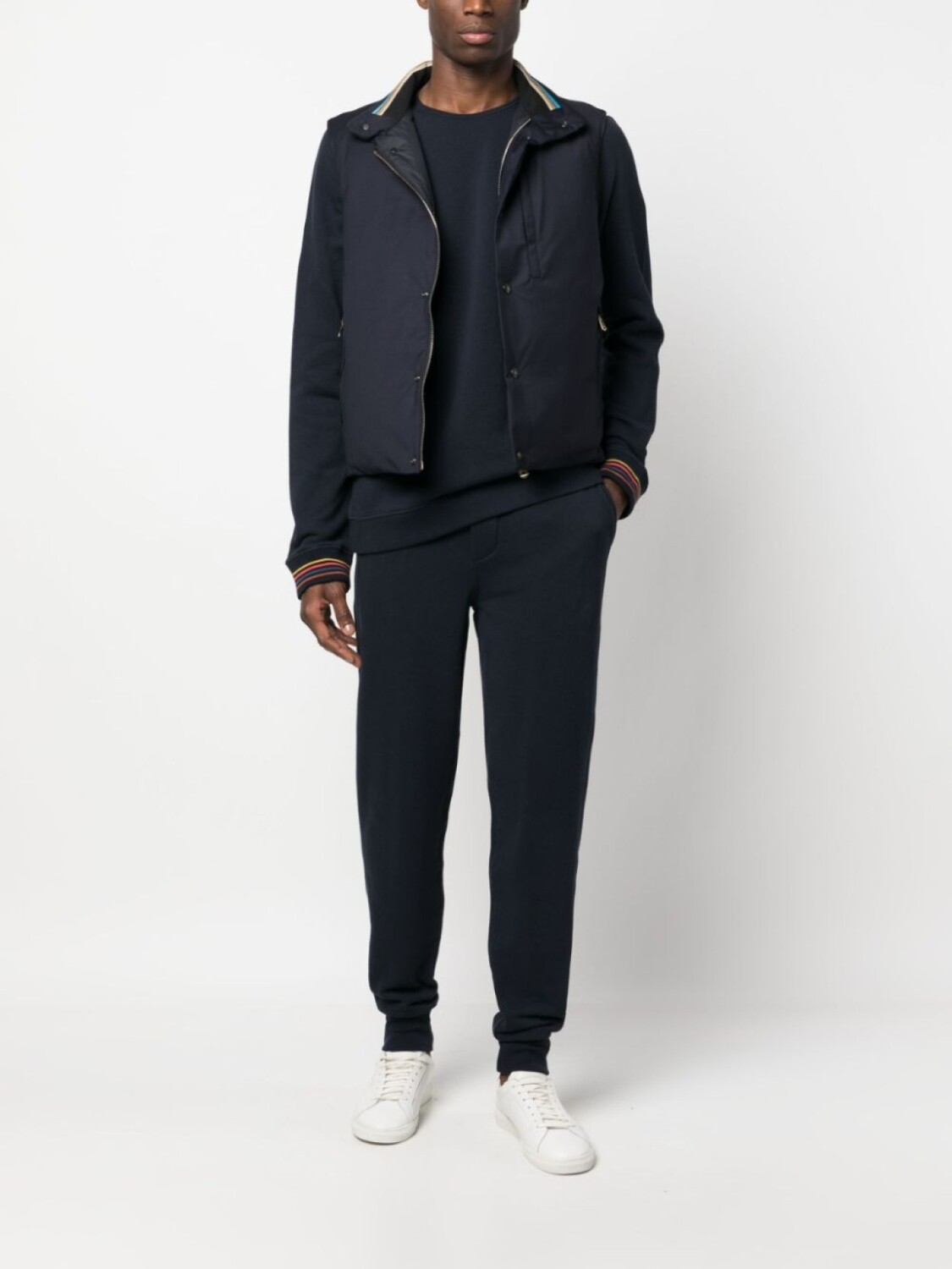 

Paul Smith толстовка с контрастной отделкой, синий