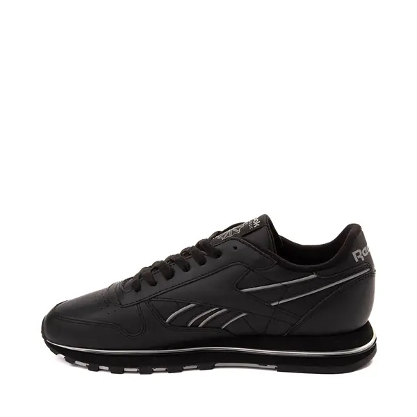 

Кроссовки Mens Reebok Classic Leather Clip Athletic Shoe, черный/серый