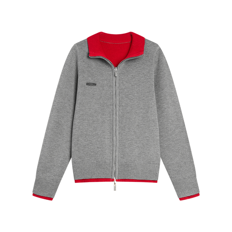 

ELLE Толстовка женская Medium Gray с воротником стойкой