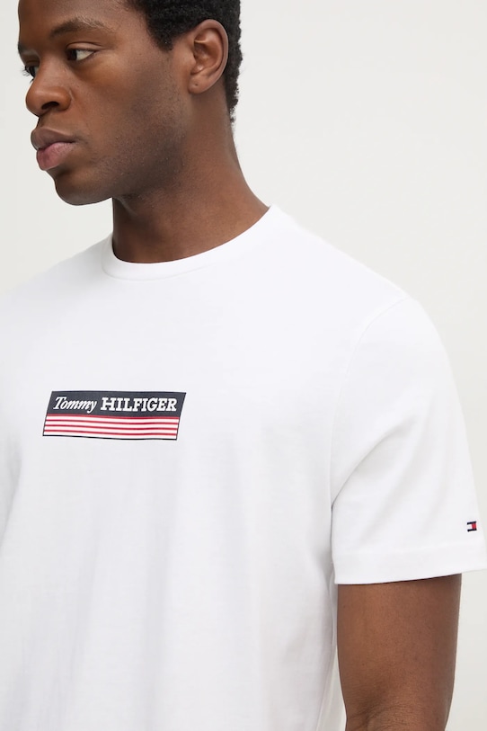 

Хлопковая футболка Tommy Hilfiger, белый
